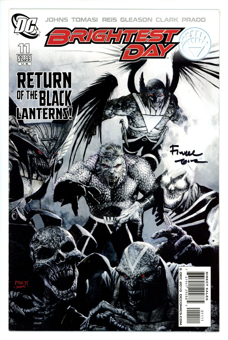 Brightest Day 11 Signed Finch