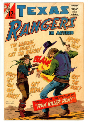 Texas Rangers in Action 52 VG- (1965)