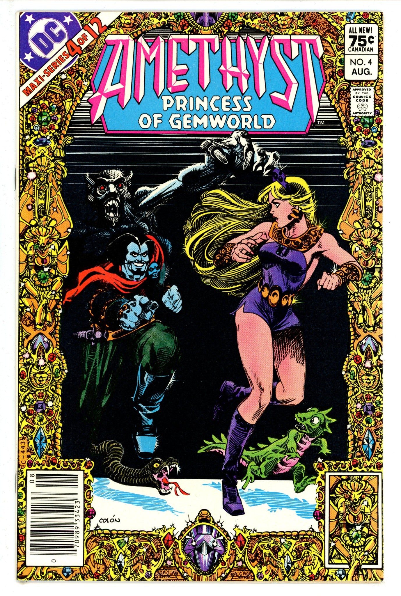 Amethyst, Princess of Gemworld Vol 1 4 Canadian Price Variant VF (1983)