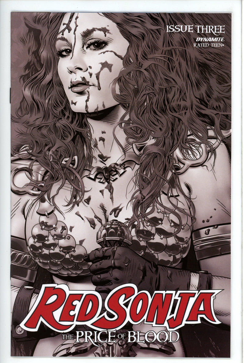 Red Sonja Price of Blood 3 Golden Variant-Dynamite-CaptCan Comics Inc