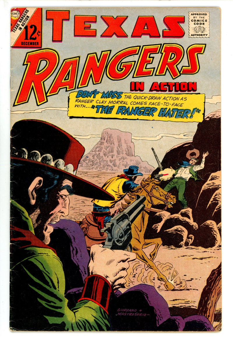 Texas Rangers in Action 58 VG (1966)