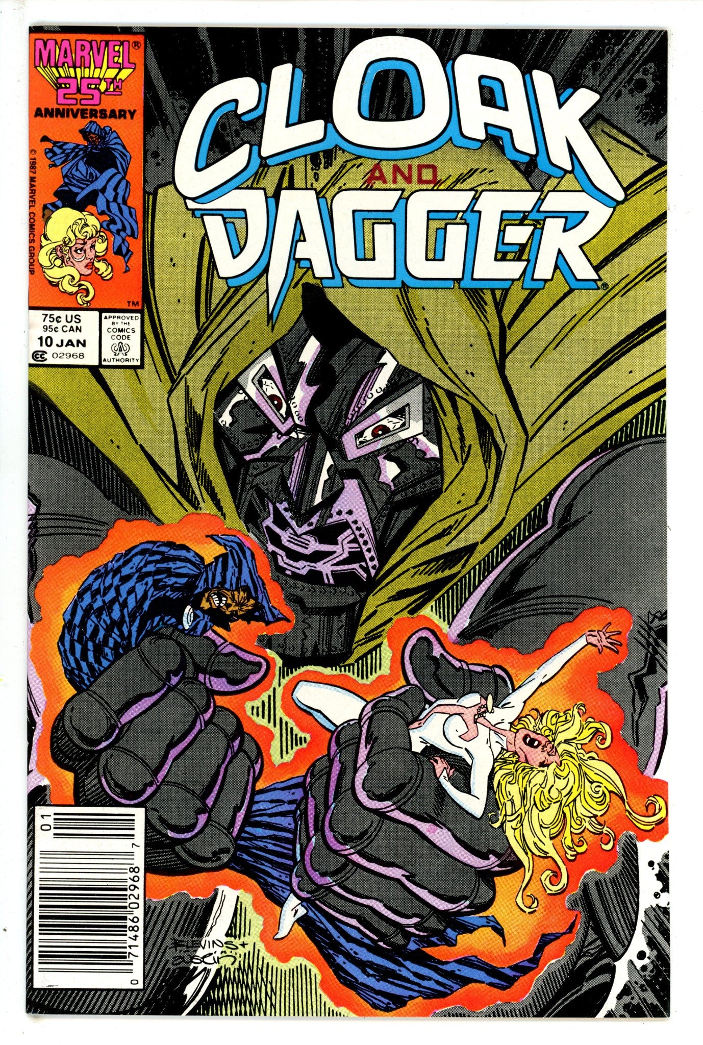 Cloak and Dagger Vol 2 10 Newsstand (1987)