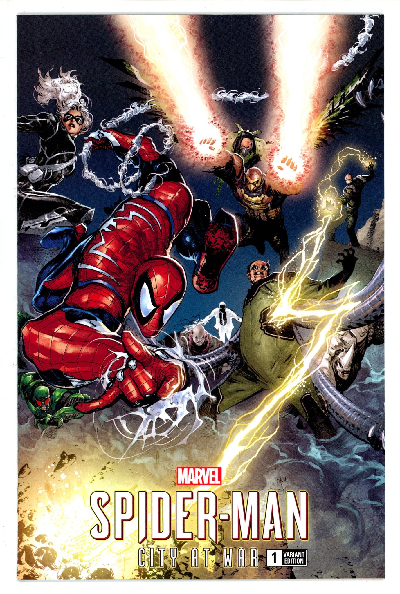 Marvel's Spider-Man: City at War 1 Tan Variant NM-