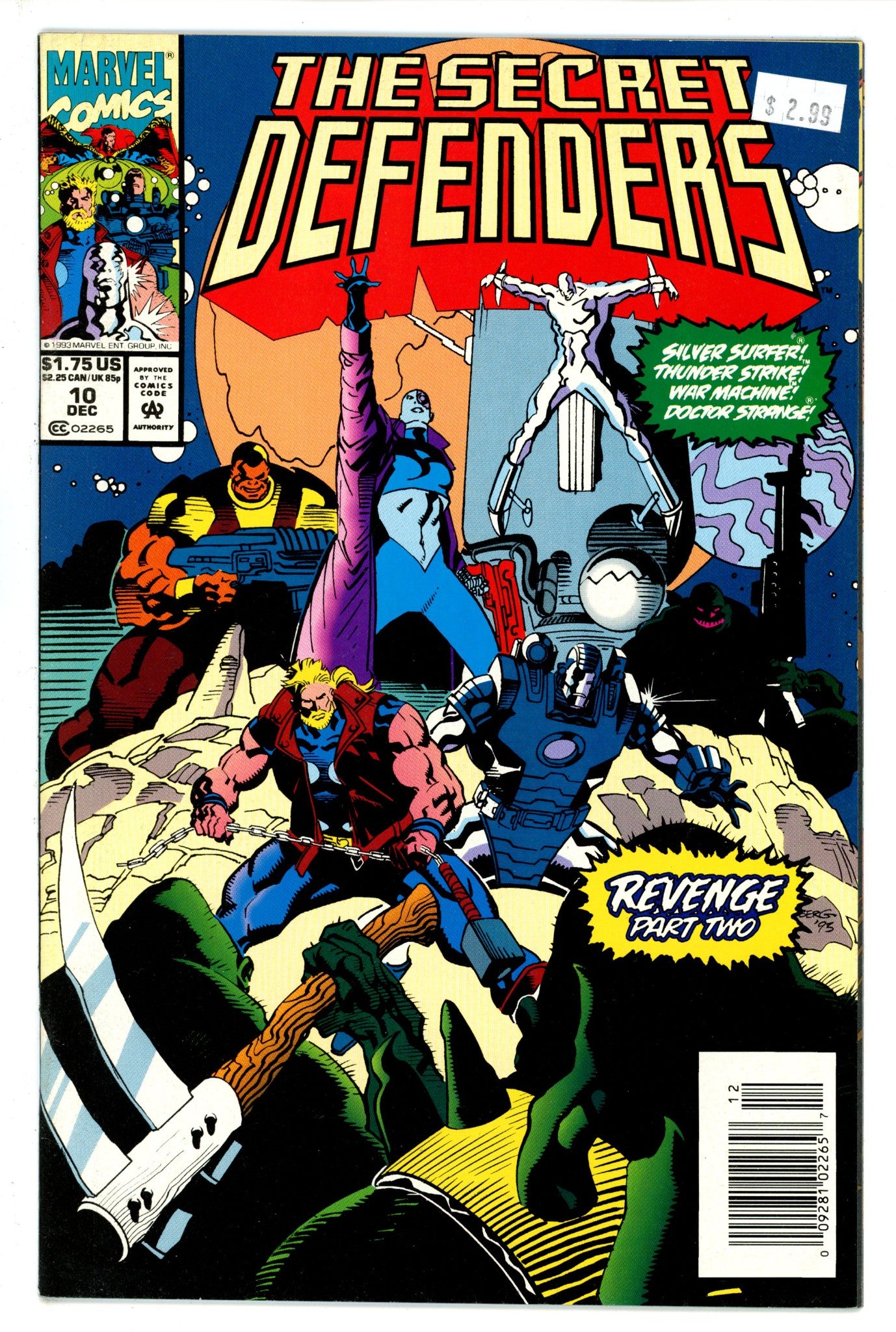 The Secret Defenders 10 Newsstand