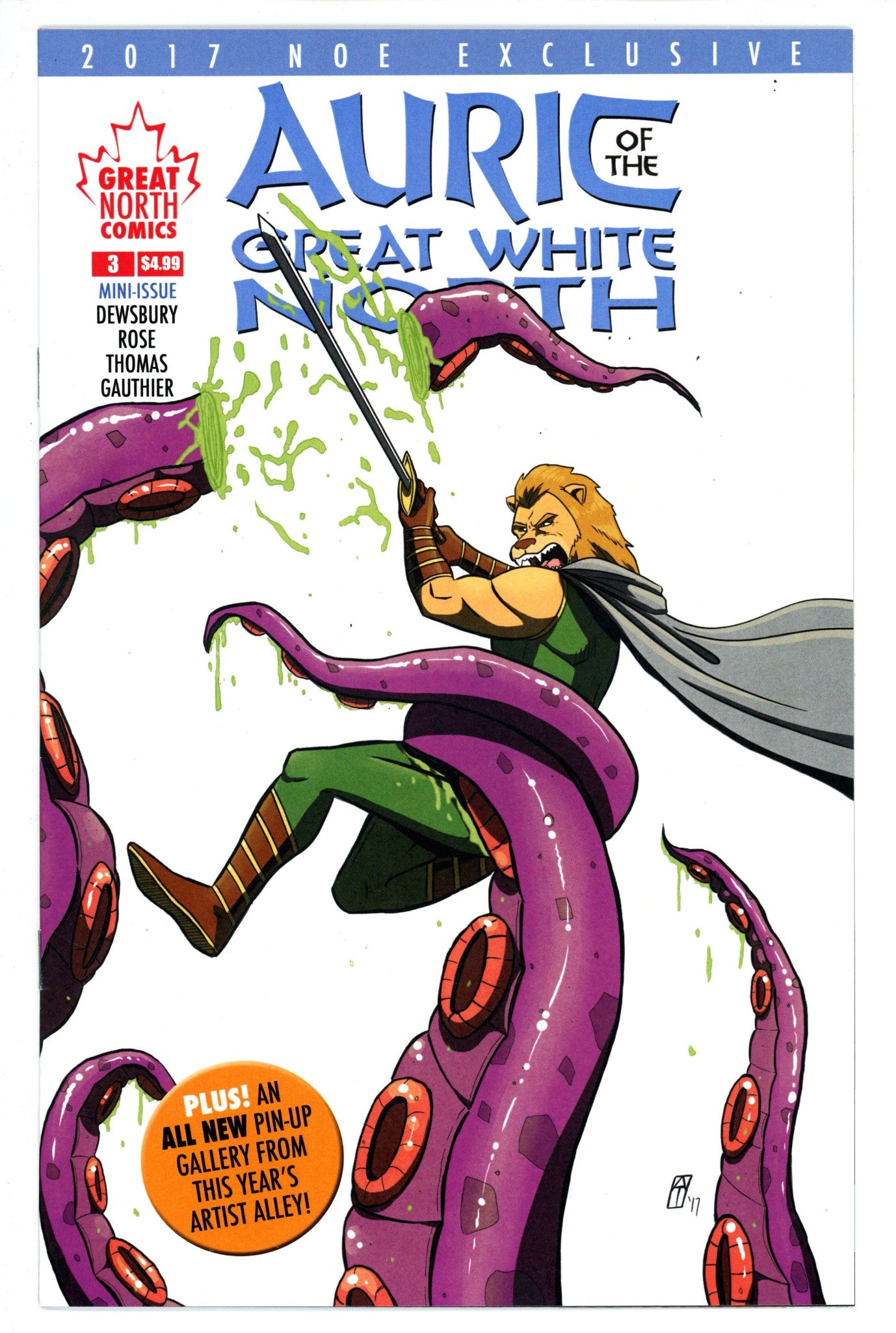 Auric Of The Great White North 3 Thomas NOE Exclusive Variant NM (2017)