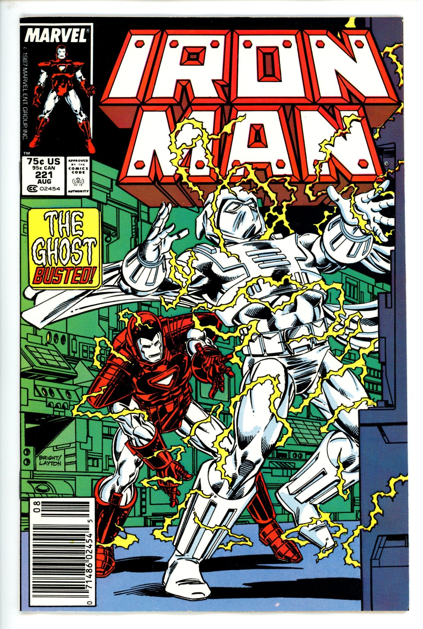 Iron Man Vol 1 221 Newsstand