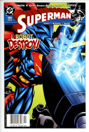 Superman Vol 2 190 Newsstand FN/VF