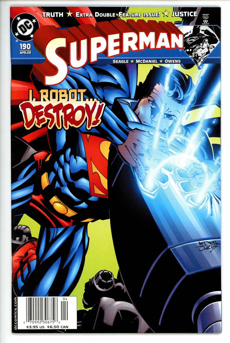 Superman Vol 2 190 Newsstand FN/VF