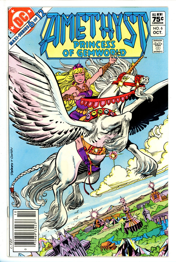 Amethyst, Princess of Gemworld Vol 1 6 Canadian Price Variant VF+ (1983)