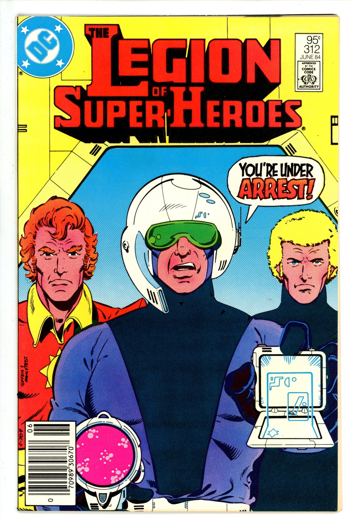 The Legion of Super-Heroes Vol 2 312 Canadian Price Variant VF (1984)