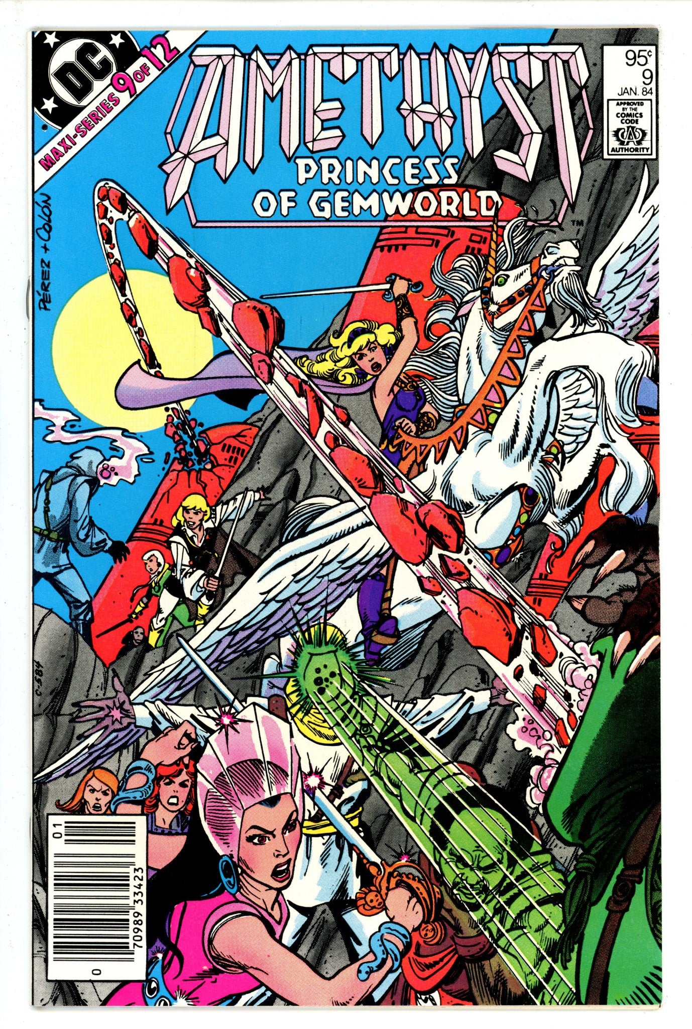 Amethyst, Princess of Gemworld Vol 1 9 Canadian Price Variant NM- (1983)
