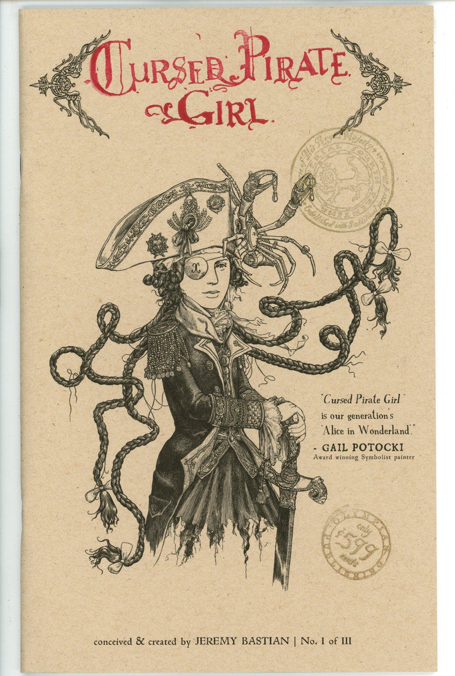 Cursed Pirate Girl 1 4th Print NM