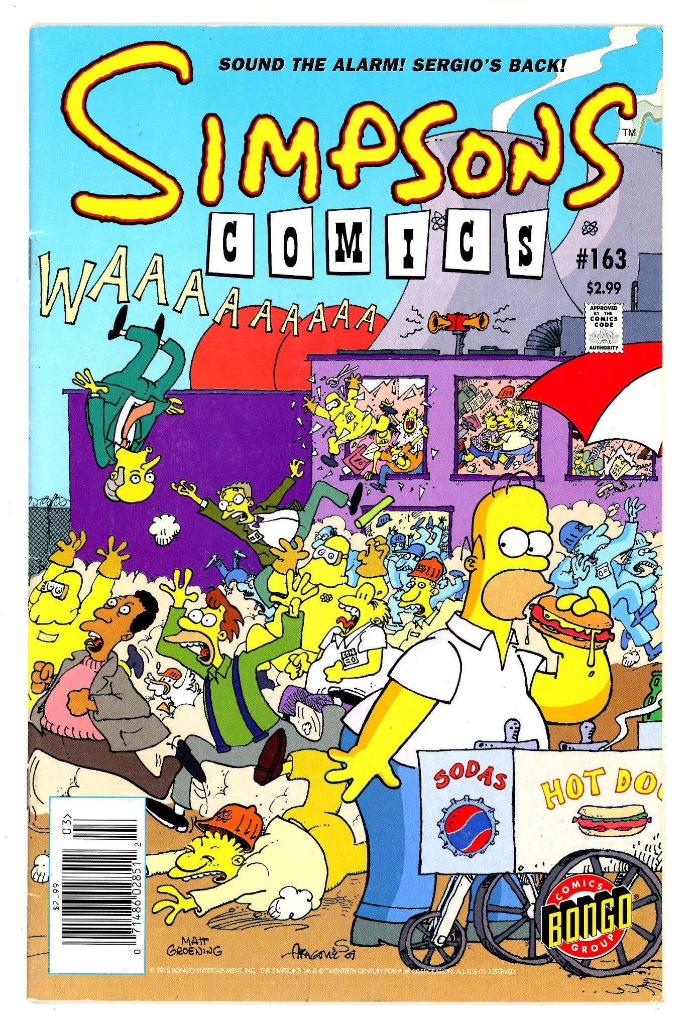 Simpsons Comics 163 Newsstand FN