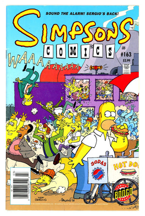 Simpsons Comics 163 Newsstand FN