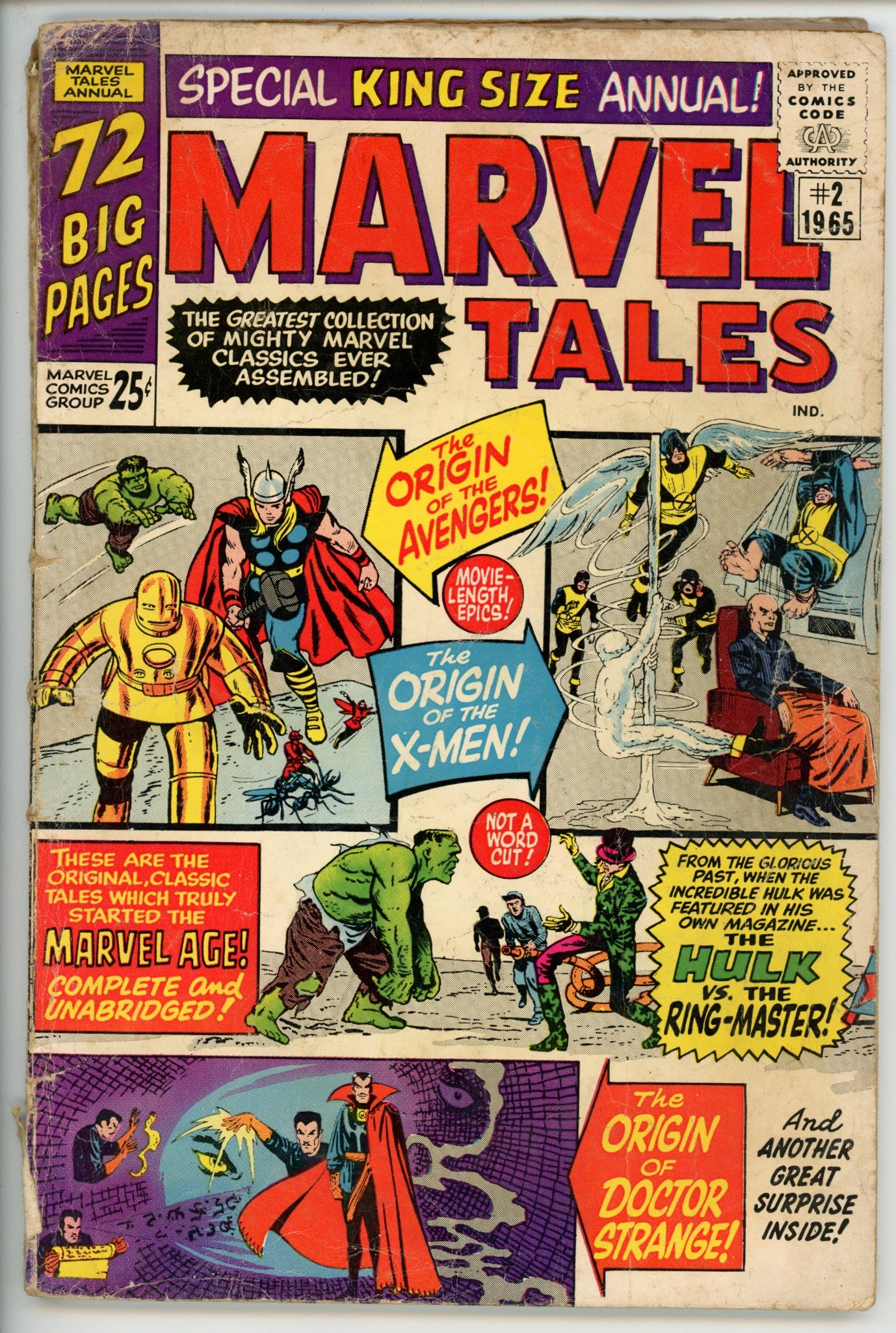 Marvel Tales Annual Vol 2 2 Canadian GD-