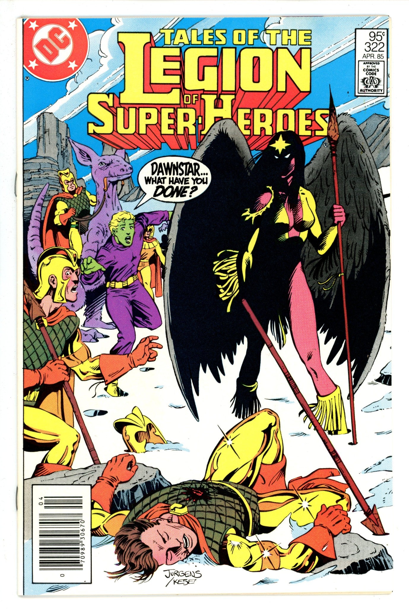 Tales of the Legion of Super-Heroes 322 Canadian Price Variant NM- (1985)
