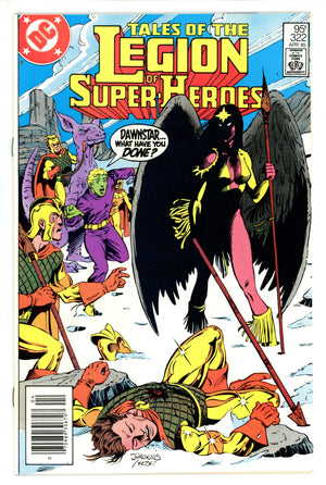 Tales of the Legion of Super-Heroes 322 Canadian Price Variant NM- (1985)