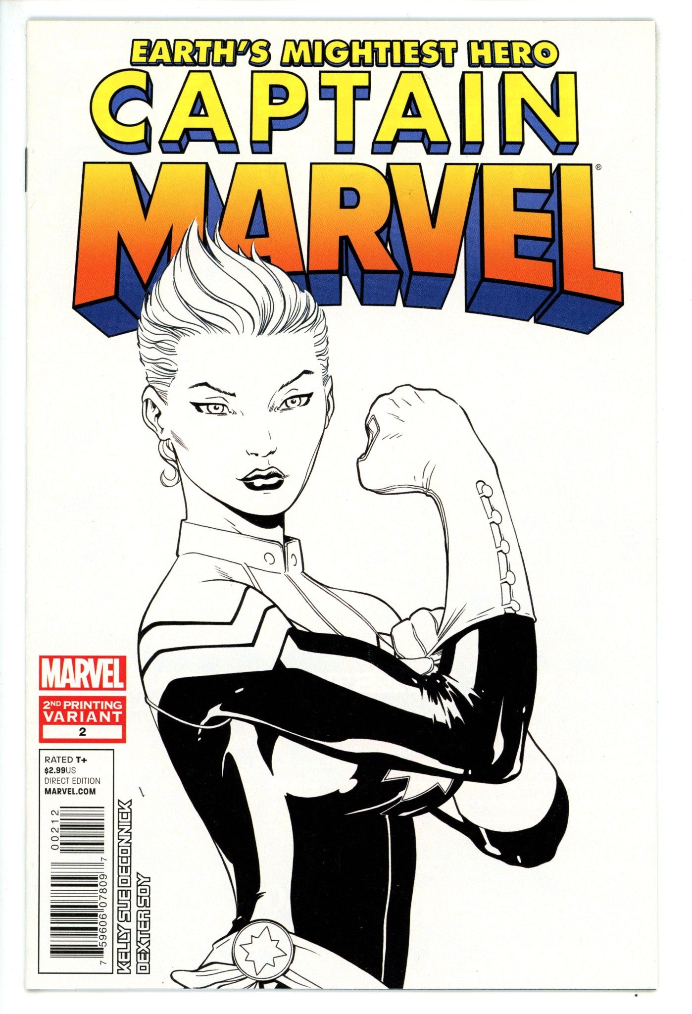 Captain Marvel Vol 8 1 2nd Print VF/NM