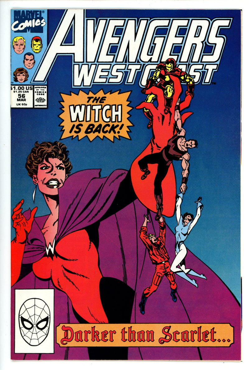 Avengers West Coast Vol 2 56 VF/NM