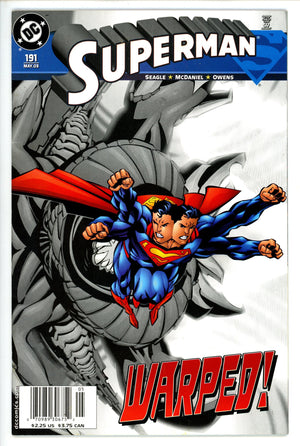 Superman Vol 2 191 Newsstand VF
