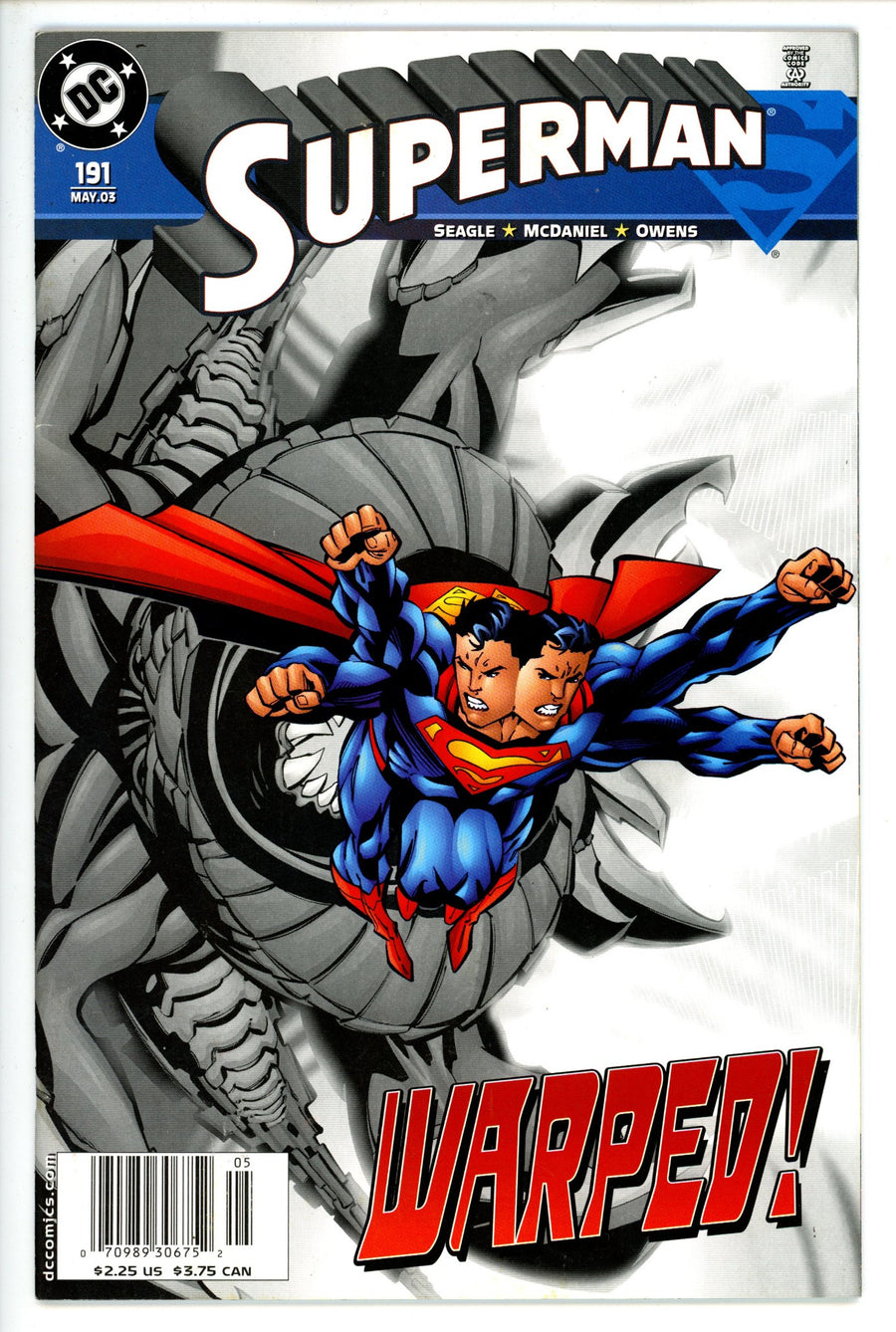 Superman Vol 2 191 Newsstand VF