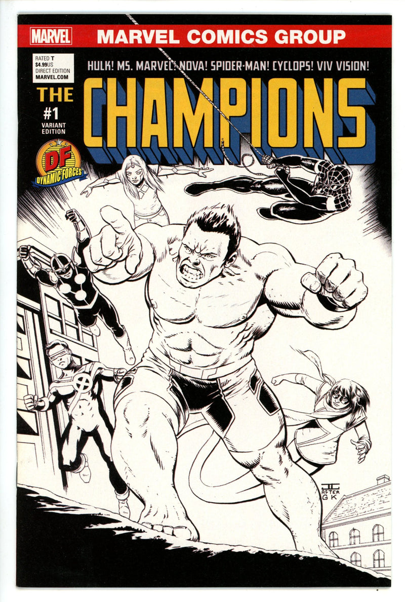 Champions Vol 2 1 Cassaday Variant NM