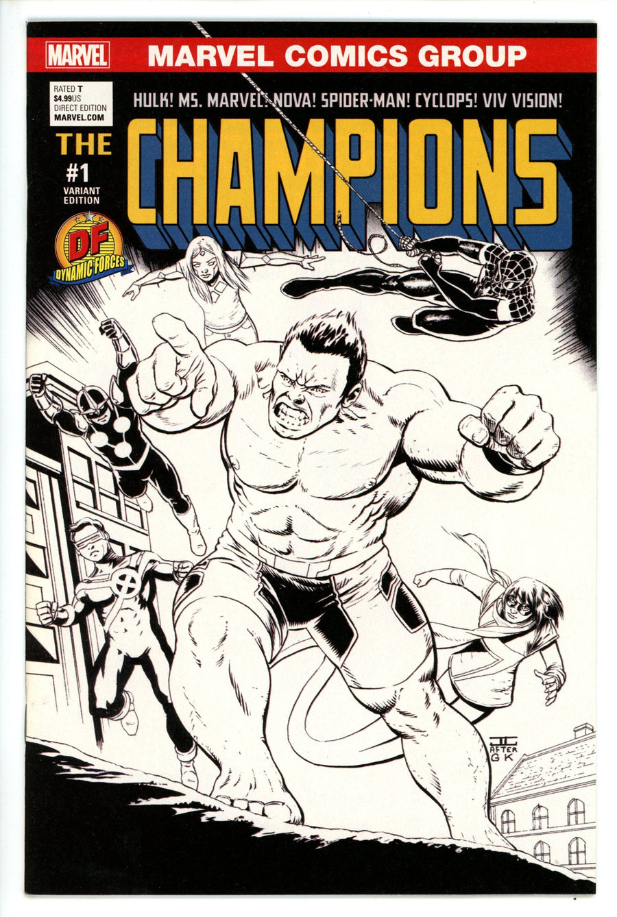 Champions Vol 2 1 Cassaday Variant NM