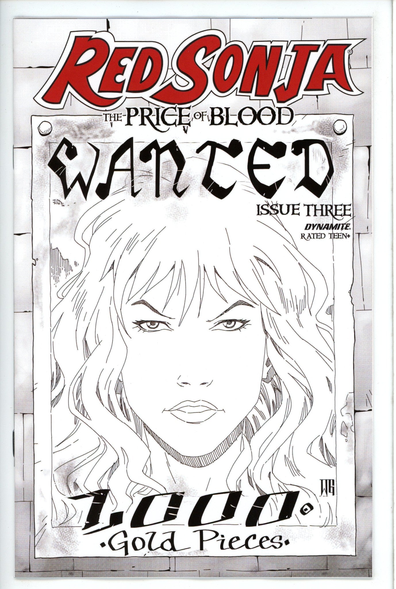 Red Sonja Price of Blood 3 Geovani Variant-Dynamite-CaptCan Comics Inc