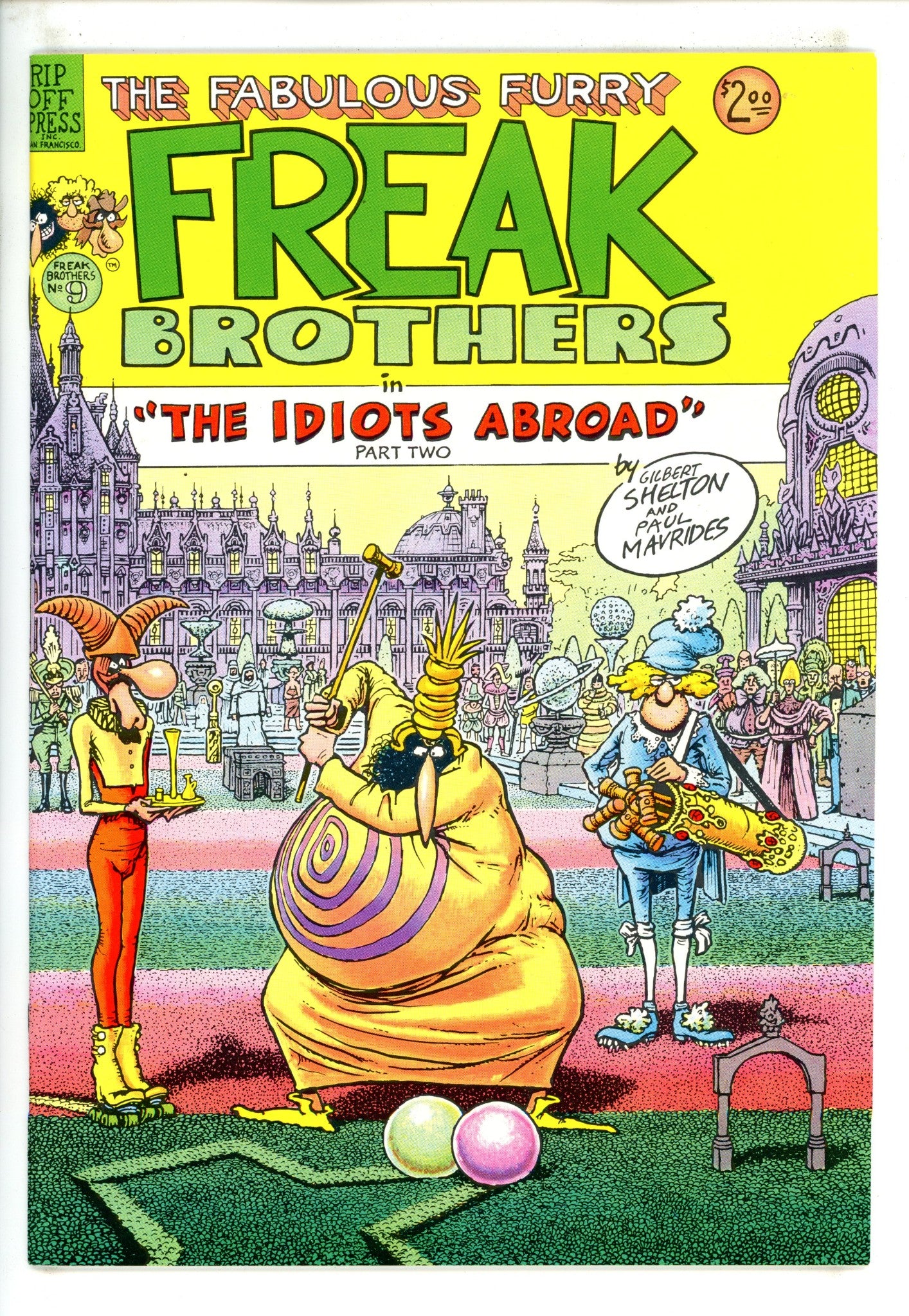 The Fabulous Furry Freak Brothers 9 VF- (1984)