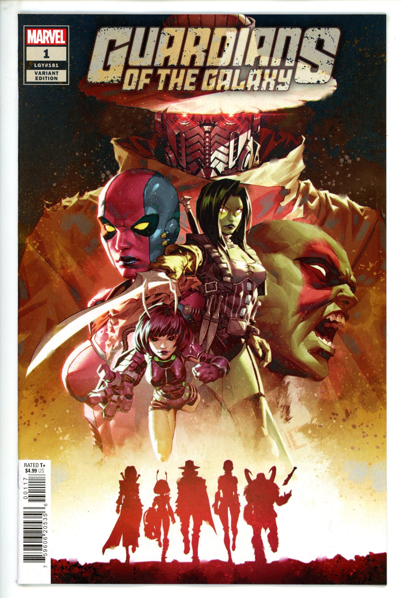 Guardians Of The Galaxy Vol 7 1 Ngu Incentive Variant NM (2023)