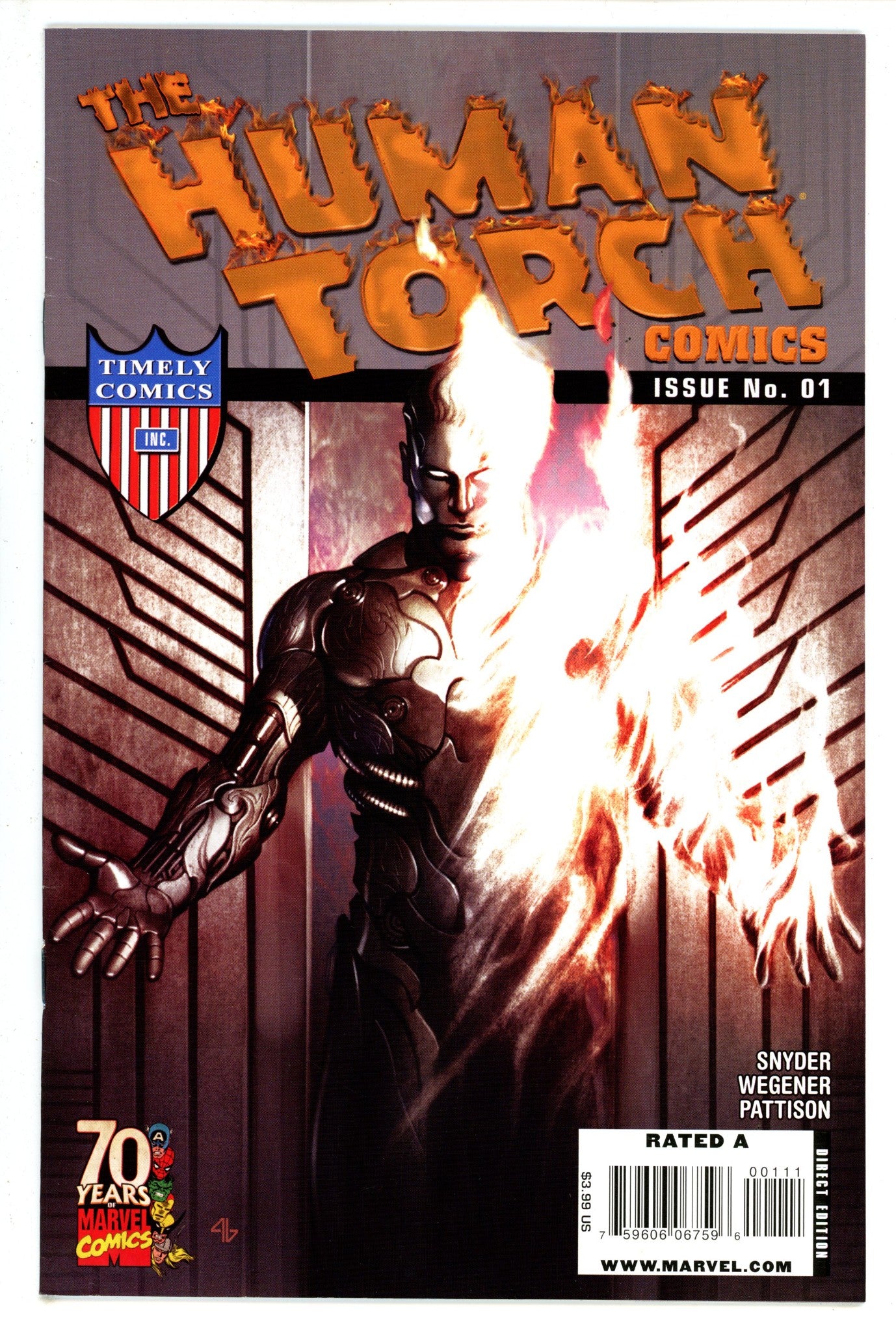 Human Torch Comics 70th Anniversary Special 1 (2009)