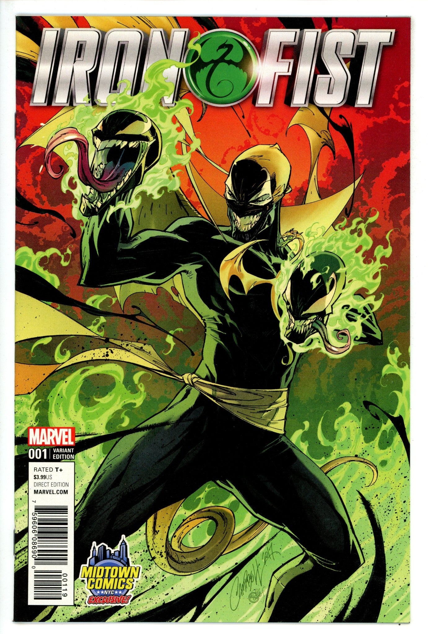 Iron Fist Vol 5 1 Campbell Variant NM
