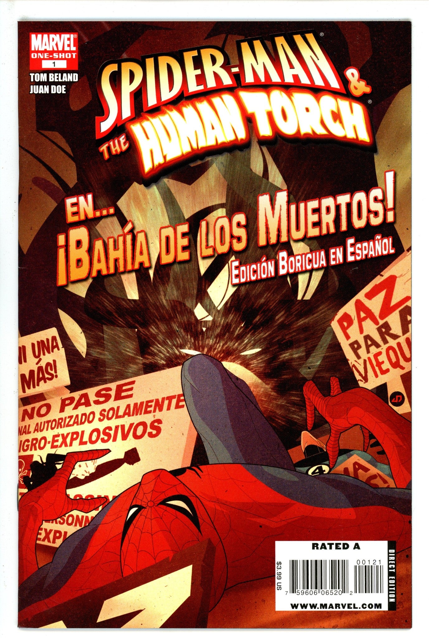 Spider-Man & the Human Torch in... Bahia De Los Muertos! 1 Spanish Edition VF/NM