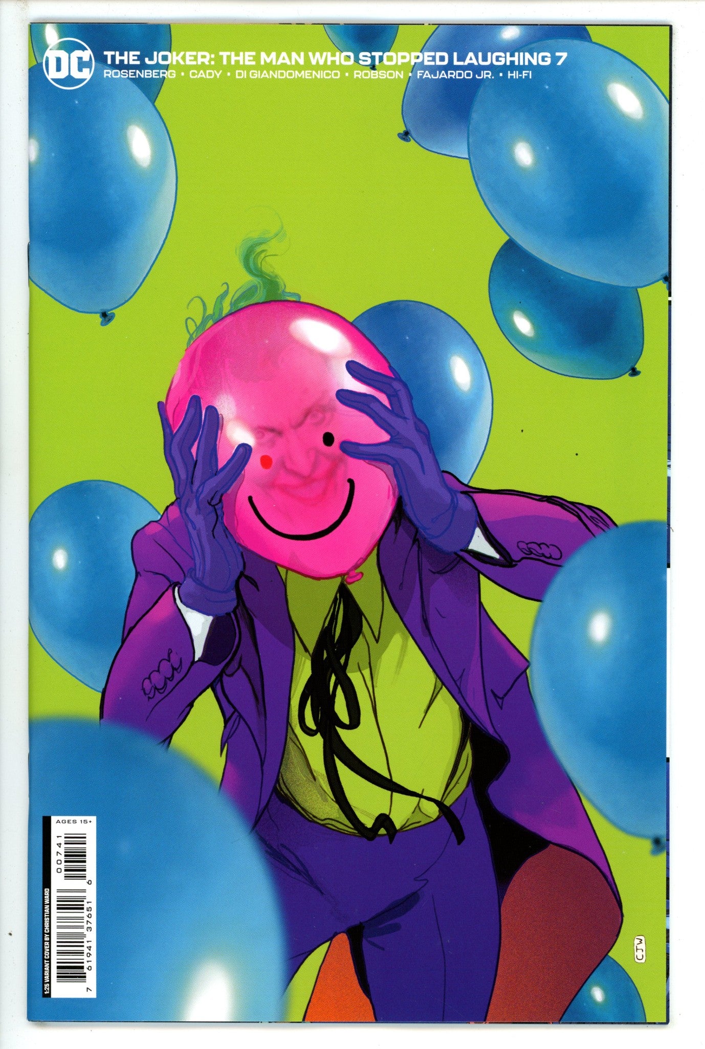 Joker The Man Who Stopped Laughing 7 Ward Incentive Variant NM+ (2023)