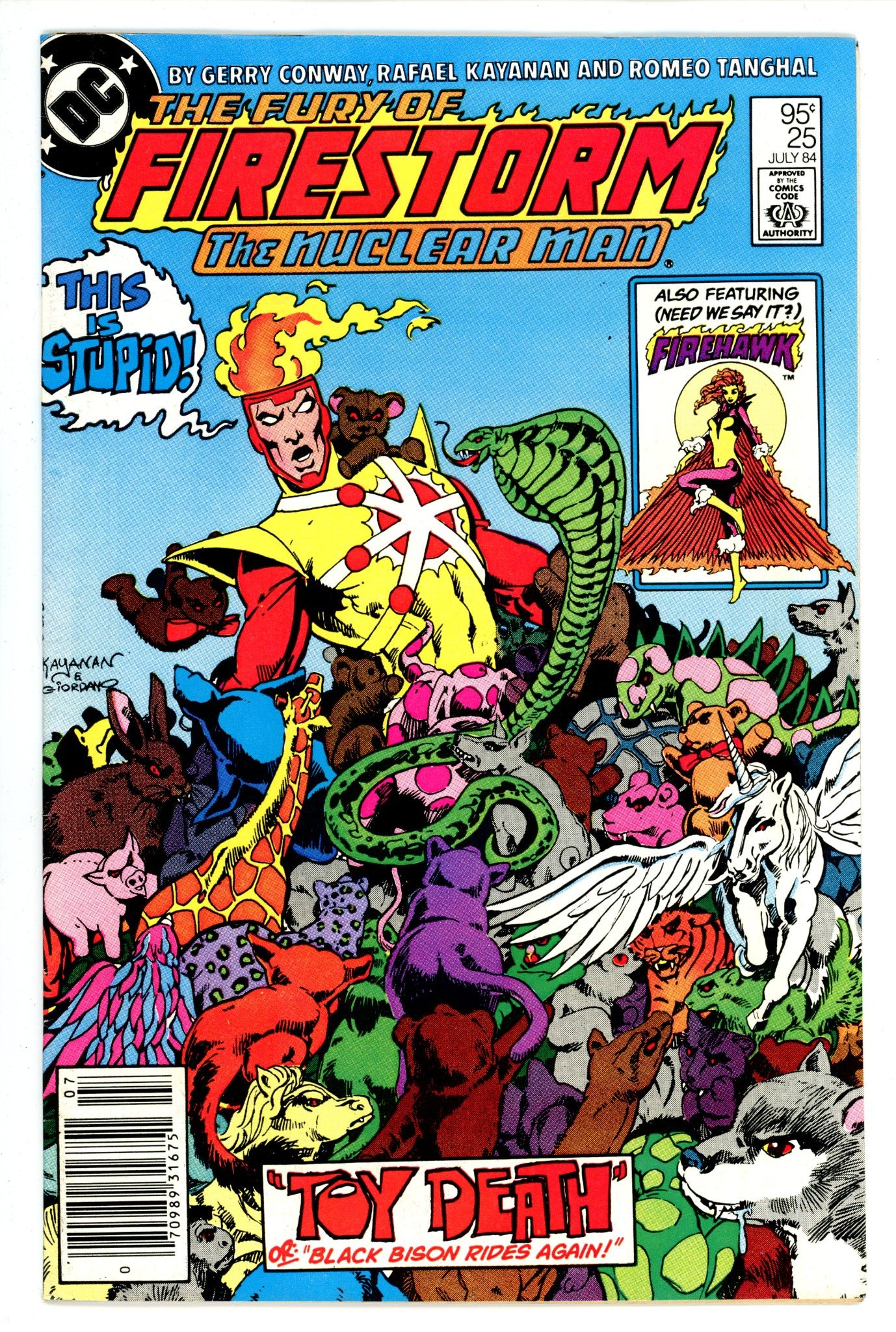 The Fury of Firestorm Vol 2 25 Canadian Price Variant VF- (1984)