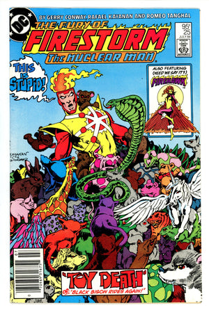 The Fury of Firestorm Vol 2 25 Canadian Price Variant VF- (1984)