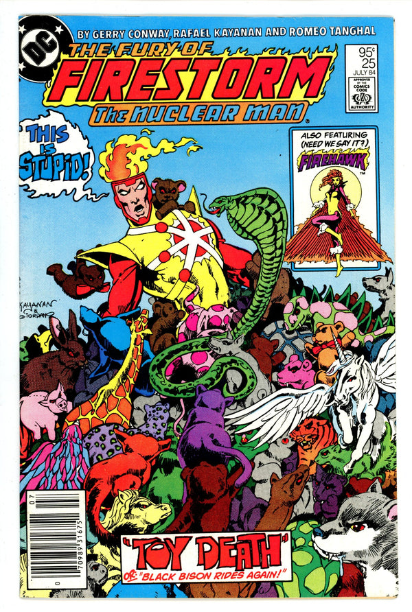 The Fury of Firestorm Vol 2 25 Canadian Price Variant VF- (1984)