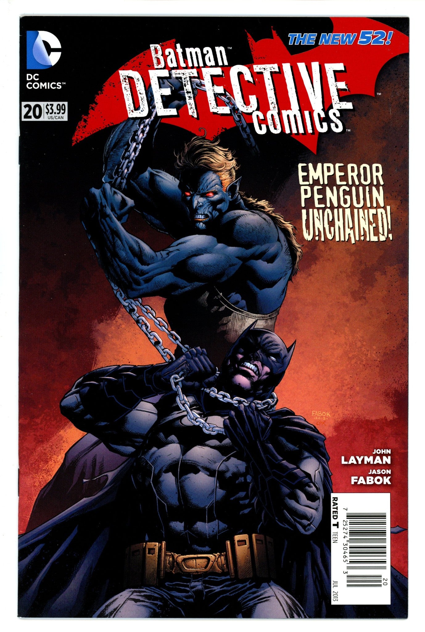 Detective Comics Vol 2 20 Newsstand VF/NM