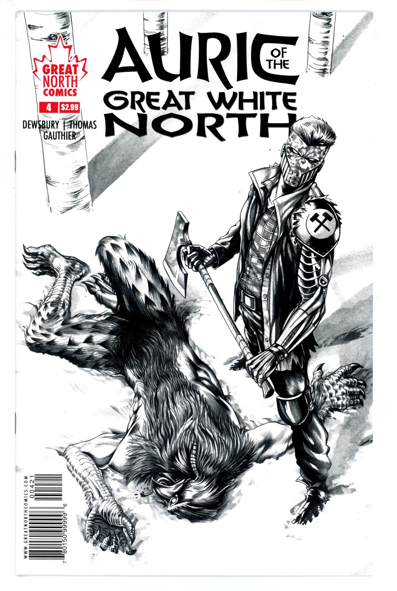 Auric Of The Great White North 4 Rooth B&W Variant NM- (2017)