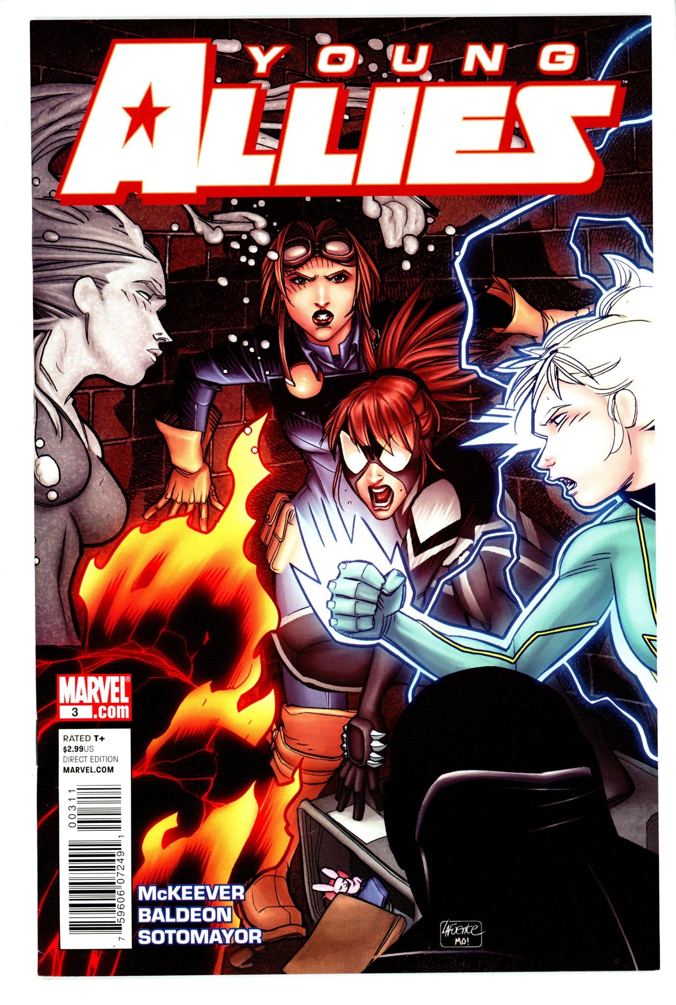 Young Allies Vol 2 3-Marvel-CaptCan Comics Inc