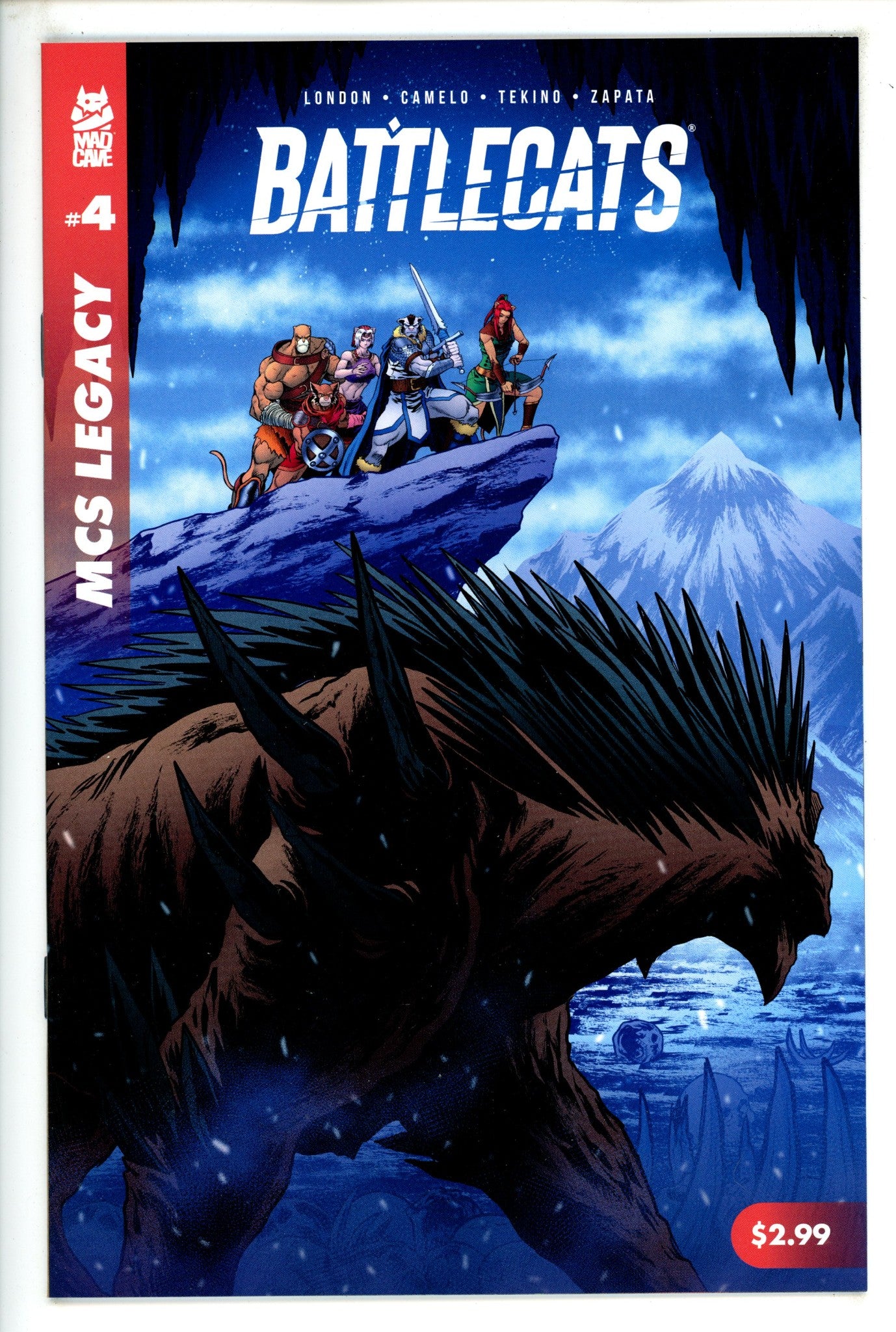 Mad Cave Studios Legacy Battlecats 4 (2023)