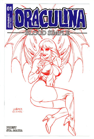 Draculina Blood Simple 1 Linsner Red Line Art Incentive Variant (2023)