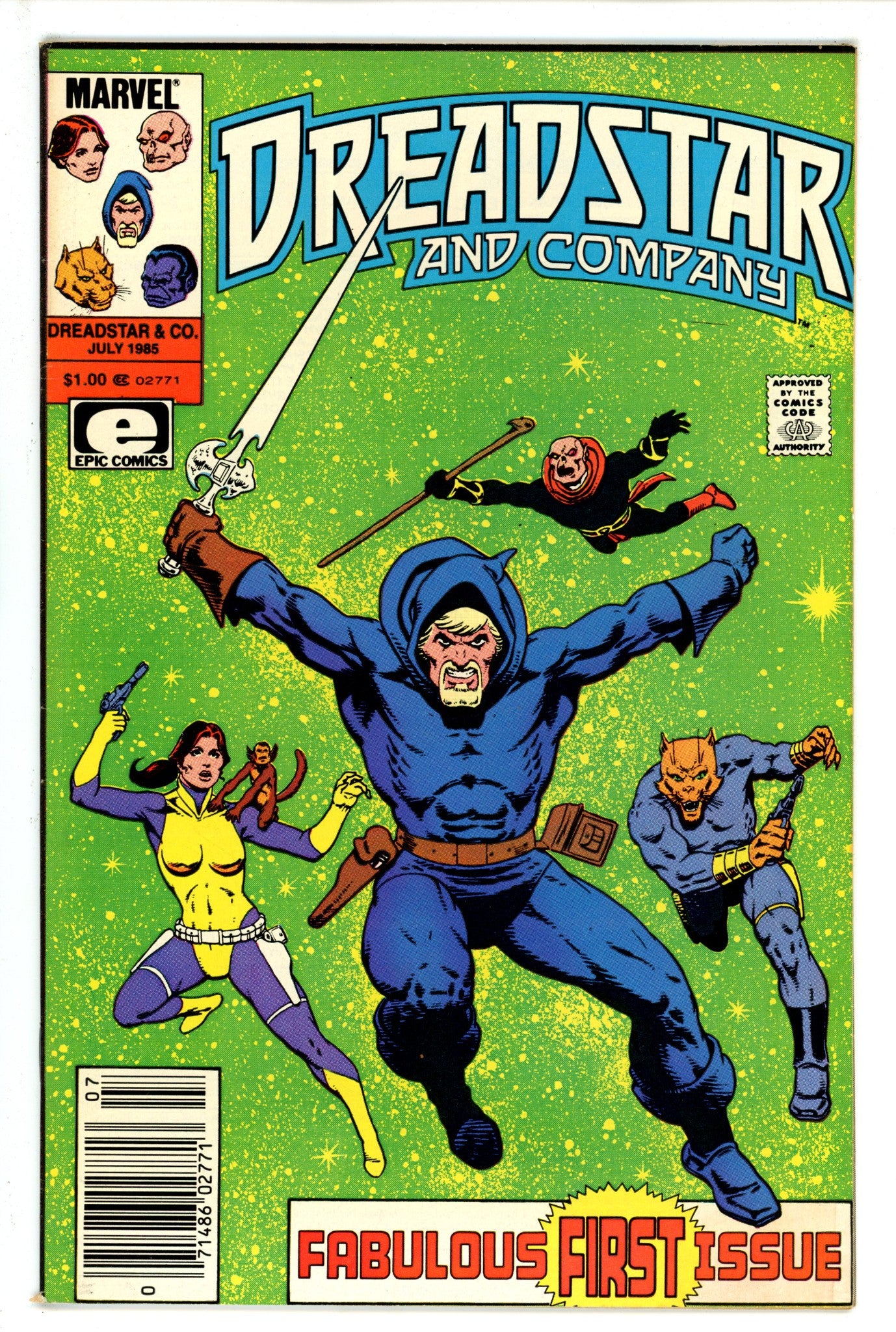 Dreadstar 1 Canadian Price Variant VF- (1982)