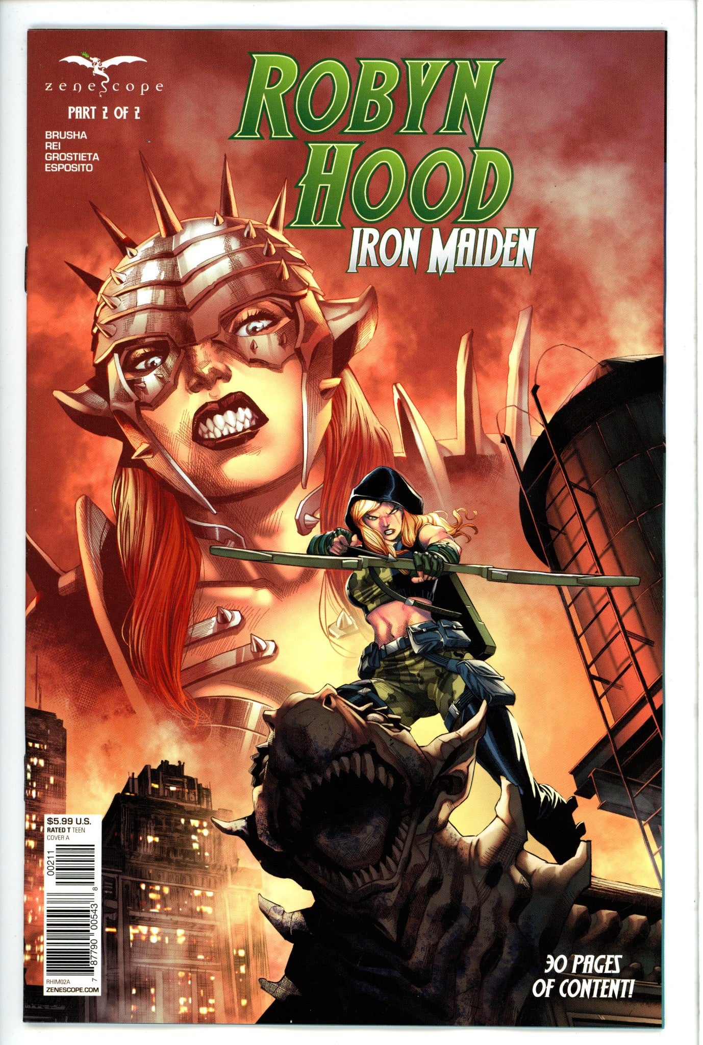 Robyn Hood Iron Maiden 2-Zenescope-CaptCan Comics Inc