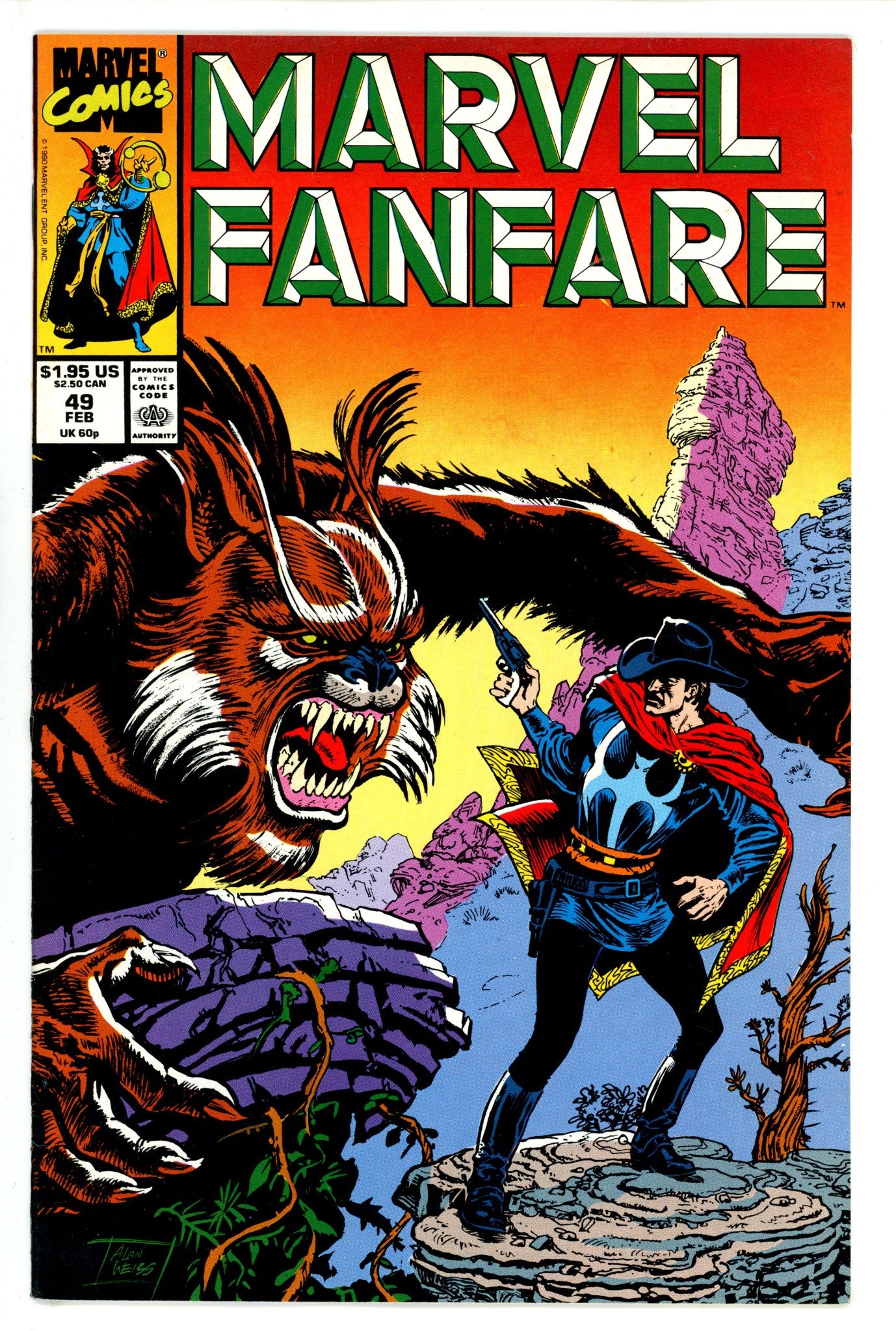 Marvel Fanfare 49 Newsstand (1990)