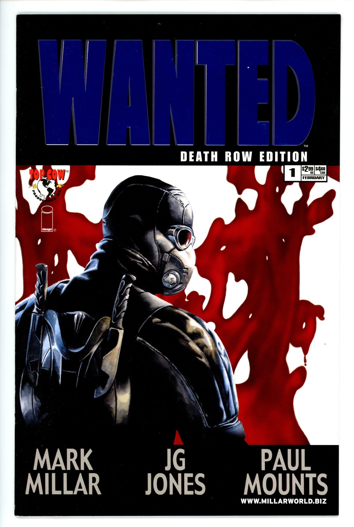 Wanted 1 Death Row Edition Blue Foil NM-