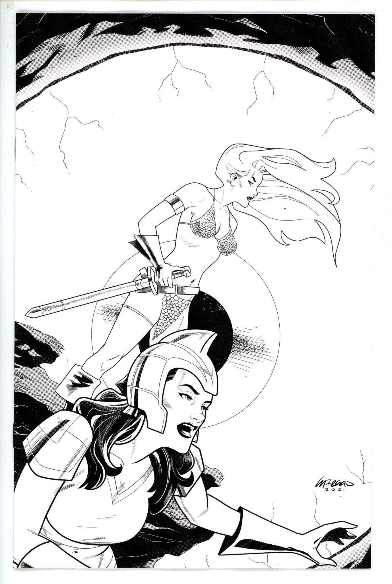 Red Sonja the Superpowers 3 Ferguson Variant-Dynamite-CaptCan Comics Inc