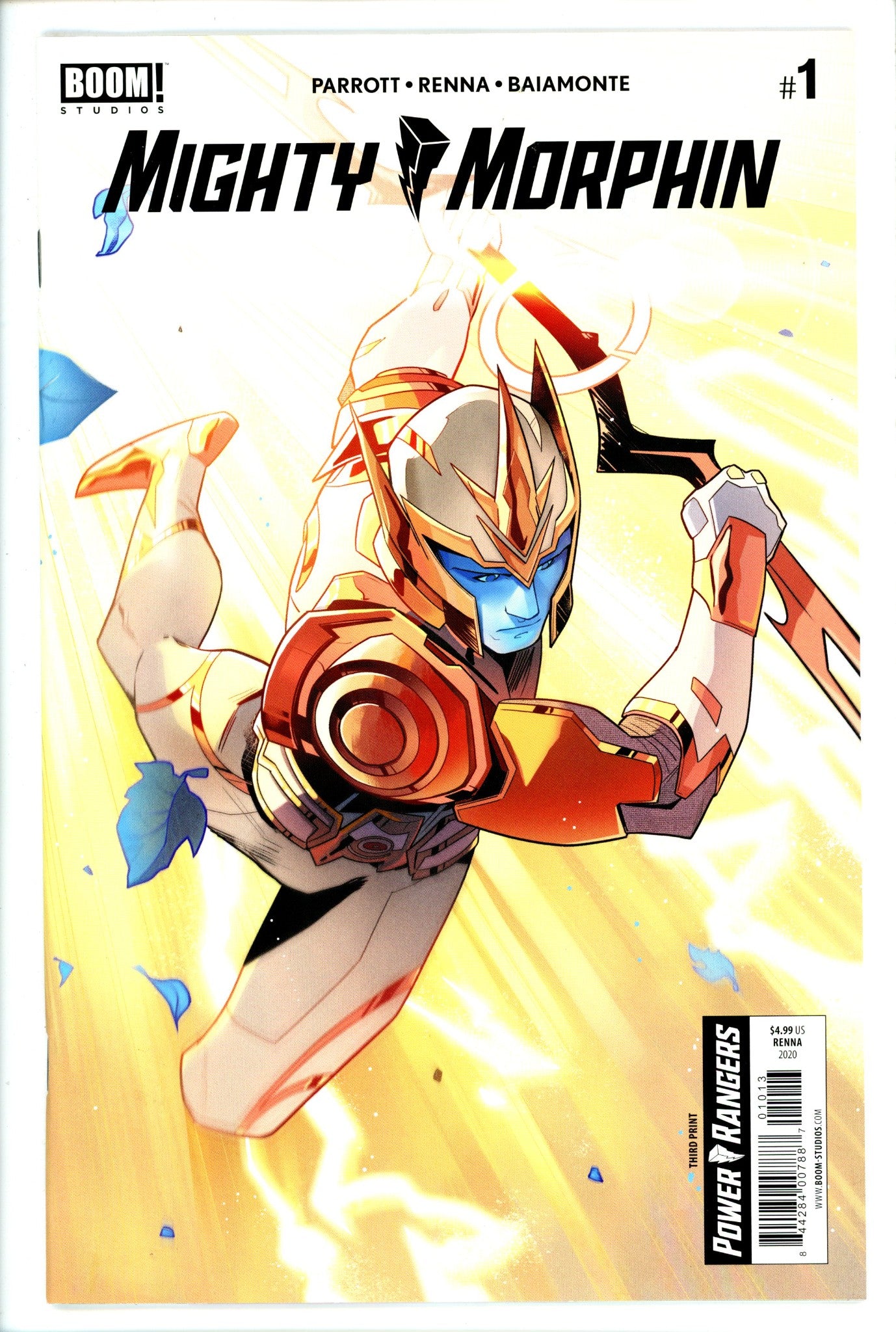 Mighty Morphin 1 3rd Print-Boom-CaptCan Comics Inc