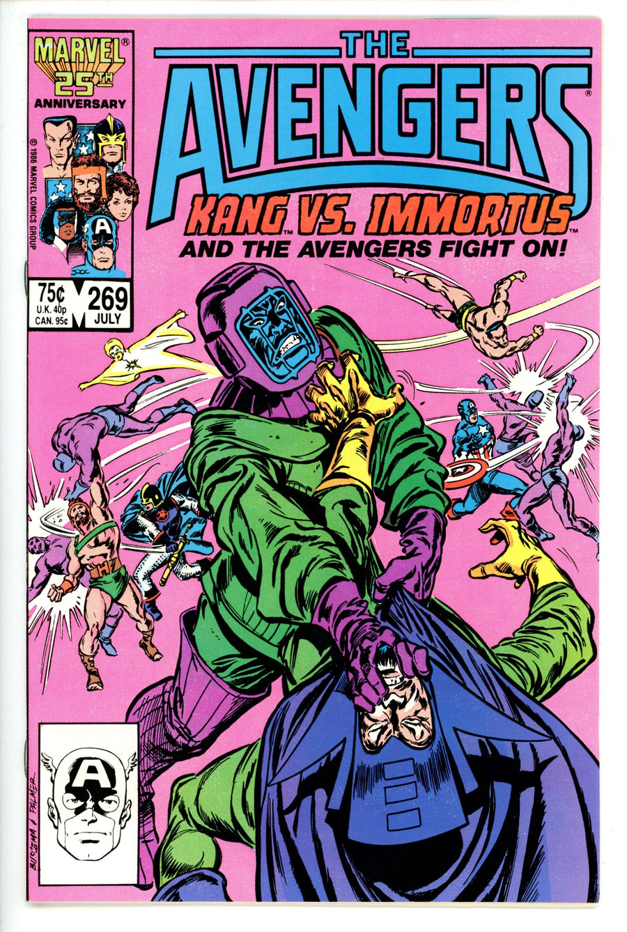 The Avengers Vol 1 269 VF/NM