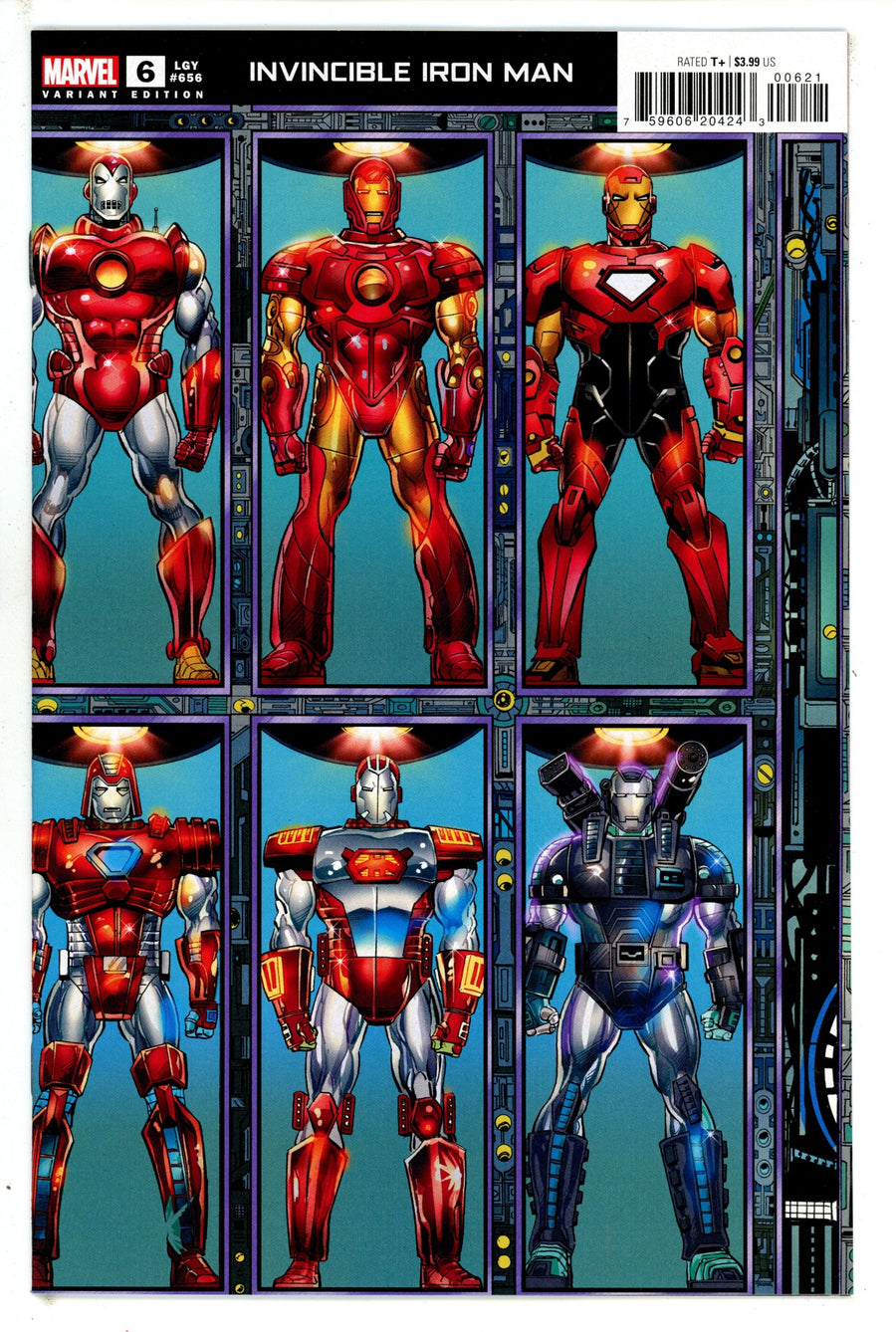 Invincible Iron Man Vol 4 6 Layton Connecting Variant (2023)